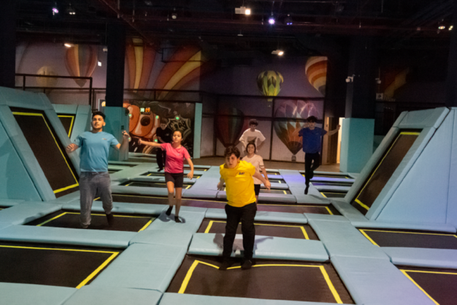 MAIN TRAMPOLINE AREA